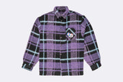 Camisa Pasdemer Not Long Time Shirt morado y negro para hombre
